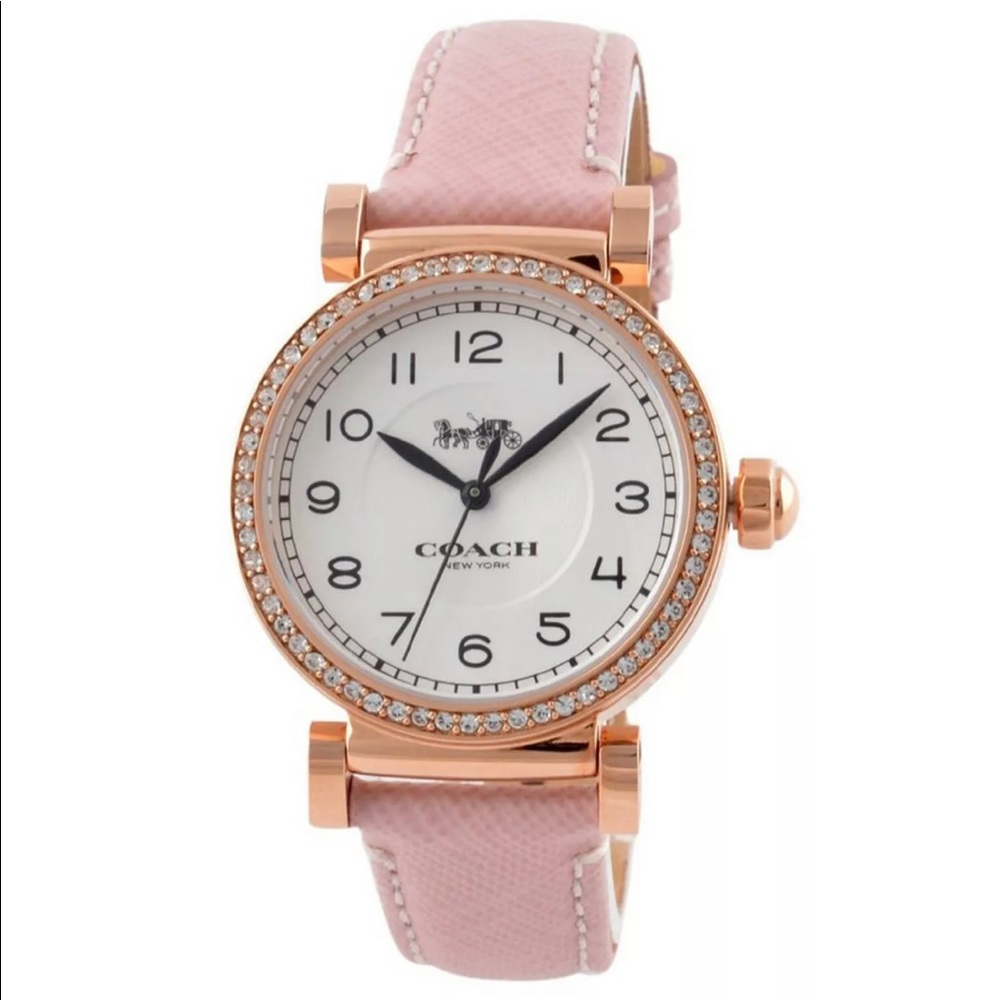 Coach Women's Madison 14503395 Pink Leather Strap